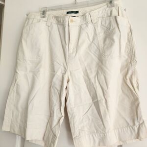 Cream Ralph Lauren Shorts